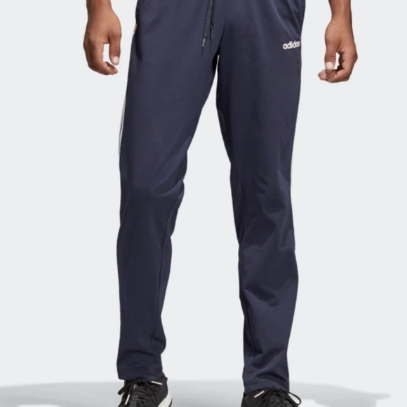 Adidas Mens cotton blend track pants. Navy. NWT - Picture 4 of 7